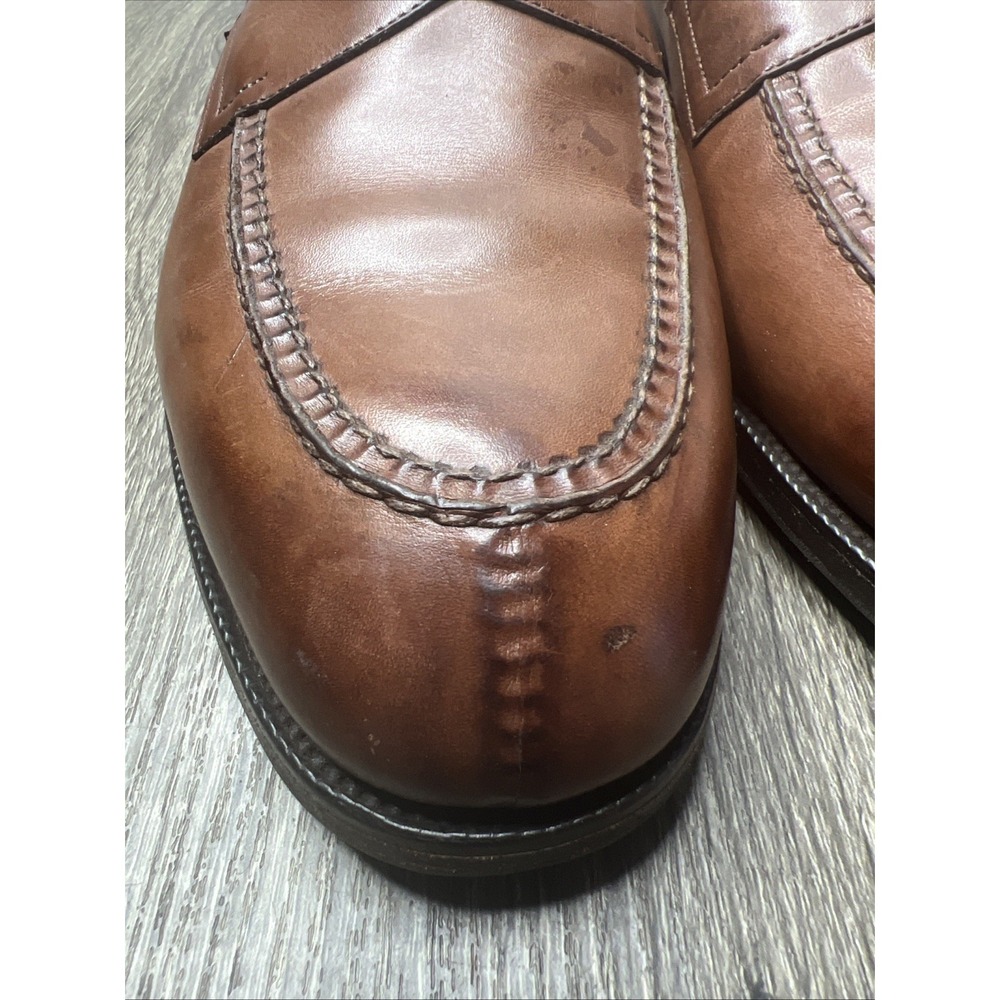 Edward Green Sloane Penny Loafers Brown Leather Slip On Shoes UK 9/9.5 US 10 D - Picture 8 of 16